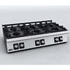 Fagor Kore 700 Series Bench Top 6 Gas Burners - C-G760H - KW Commercial Kitchen