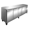 FE4100TN S/S Four Door Bench Fridge 511L - KW Commercial Kitchen