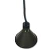 Pull down heat lamp black 270mm Round HYWBL08 - KW Commercial Kitchen
