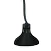 Pull down heat lamp black 290mm Round HYWCL14 - KW Commercial Kitchen