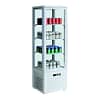 LSC235 Four-sided Upright Beverage Display Fridge Ivory-white - KW Commercial Kitchen