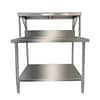 Modular Heavy Duty Salamander Bench with Shelf Braces - SMB-8-1200