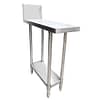 WBB-0300R Stainless Steel Kitchen Infill Bench with Splashback - KW Commercial Kitchen