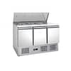 FED-X Three Door Salad Prep Fridge - XGNS1300S - KW Commercial Kitchen