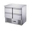 FED-X Four Drawer Compact Workbench Fridge - XGNS900-4D - KW Commercial Kitchen