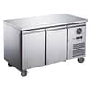 FED-X S/S Two Door Bench Fridge - XUB6C13S2V - KW Commercial Kitchen