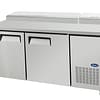 Atosa MPF8202 Double Door Pizza Prep Table Fridge - 1702mm