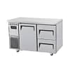 Turbo Air KUF12-2D-2(HC) Professional Series: 2-Drawer, 1-Door Undercounter Freezer - 1200mm - KW Commercial Kitchen