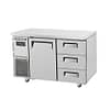 Turbo Air KUF12-3D-3 (HC) Freezer | 3-Drawer, 1-Door Undercounter - KW Commercial Kitchen