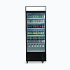 alt="Bromic GM0690LB - Black 659L Upright Display Fridge with Lightbox"
