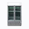 Bromic GM1100LS-NR Two Flat Glass Door Upright Display Fridge - 1082L - KW Commercial Kitchen