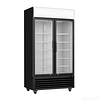 Thermaster Large Two Glass Door Colourbond Upright Drink Fridge LG-1200BP - KW Commercial Kitchen