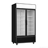 Thermaster Two Glass Door Colourbond Upright Drink Fridge LG-730BP - KW Commercial Kitchen