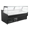 AG SDS2000 Square Deli Showcase Fridge with Frameless Glass and LED Lighting