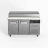 2 Door Saladette with 1/3 GN trays x 7 - KW Commercial Kitchen