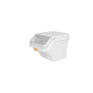 Kitchen Knock 40L Ingredient Bin - White, Food Grade PP