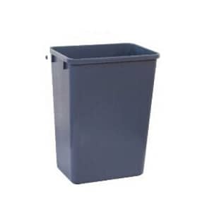 Kitchen Knock 060279 Industrial Grey Slim Rectangle Waste Bin - 39L