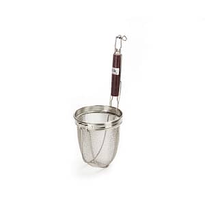 KK Mesh - Heavy Duty - Wooden Handle Noodle Basket 000782