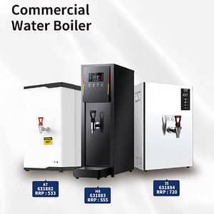 KitchenKnock A7 Commercial Water Boiler - 23L Capacity (631882)