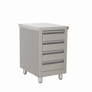 Inomak DCI0004 Stainless Steel Drawer Unit