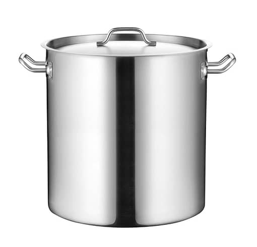 Kitchen Knock Stainless Steel Stock Pot - 70L - Triple Base - Φ450×H450×1.2mm