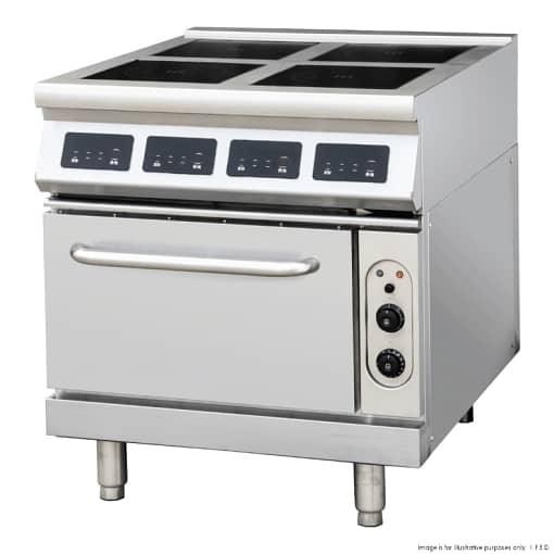 ElectMax IC9-4B Induction 4 Burner Cooker & Convection Oven