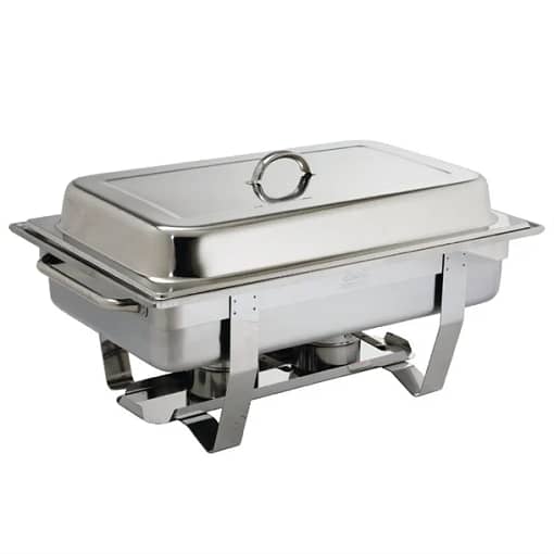 Olympia Chafers Set - 2 x GN 1/1 Chafers with 72 x 6-Hour Fuel