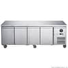FED-X XUB6C22S4V Four Door Stainless Steel Bench Fridge with 449L Capacity