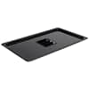 Vogue U474 Black Polycarbonate Gastronorm Lid for 1/1 GN Containers, Durable and Dishwasher Safe