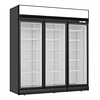 Thermaster LG-1563D Upright 3 Glass Door Fridge – 1563L, LED Canopy, Fan Cooling
