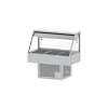 Woodson WR.CFS23 Cold Food Display – 3 Bay Straight Glass Fridge - KW Commercial Kitchen