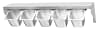 Kitchen Knock 415899 GN Pan Rack – Stainless Steel Single Wall Shelf for 1/4 & 1/6 GN Pans