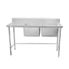 Kitchen Knock 419960 Double Sink Bench with Right Sink – 1800x700mm Stainless Steel