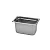 Kitchen Knock 393544 1/9 size stainless steel gastronorm pan set 100mm deep, ideal for hot and cold storage in commercial kitchens