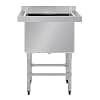 Vogue HC910 770×600mm Stainless Steel Deep Pot Sink with Splashback & 90mm Drain