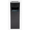 Bolero Y812 Square Stainless Steel Cigarette Bin, 10L, 600mm High