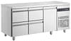 Inomak UBD4000 Under Bar Drawer Fridge with 1 Door and 4 Drawers, 1790mm Stainless Steel