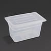 Vogue Polypropylene 1/4 Gastronorm Tray 150mm (GJ524) - KW Commercial Kitchen