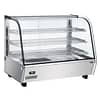 Apuro Heated Display Merchandiser 160Ltr – Curved Glass