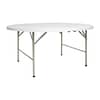 Bolero 5ft Round Weatherproof Folding Table – Durable Commercial Furniture