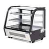 Polar GP292-A Countertop Display Fridge | 120Ltr | Black | LED Cooling