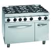 Fagor 700 series natural gas 6 burner with gas oven and neutral cabinet under CG7-61H (CG7-61H)