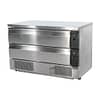 Polar DA997-A 2-Drawer Counter Fridge Freezer – 6 GN Pans