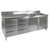 FED DSC-2100R-H Kitchen Tidy Cabinet with Double Sinks