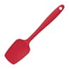Vogue Silicone High Heat Mini Spoonula Red - 200mm 8"
