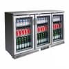 Thermaster SC316SG Three-Door Stainless Steel Bar Cooler