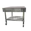 FED SWBD7-2 Stainless Steel Work Bench with Drawers & Undershelf