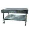 FED Stainless Steel Work Bench with 3 Drawers and Under Shelf SWBD8-3