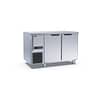 Thermaster Stainless Steel Double Door Workbench Freezer - TS1200BT - KW Commercial Kitchen