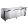 FED-X S/S Four Door Bench Fridge - XUB6C22S4V